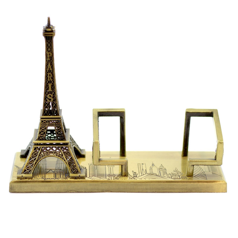 Tarjetero con diseño de Torre Eiffel